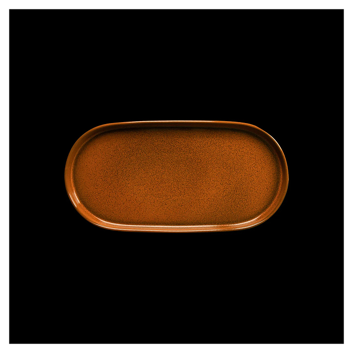 Блюдо сервировочное Corone Cocorita TTSY1325 30х15,5 см (фарфор) овальное оранжевое