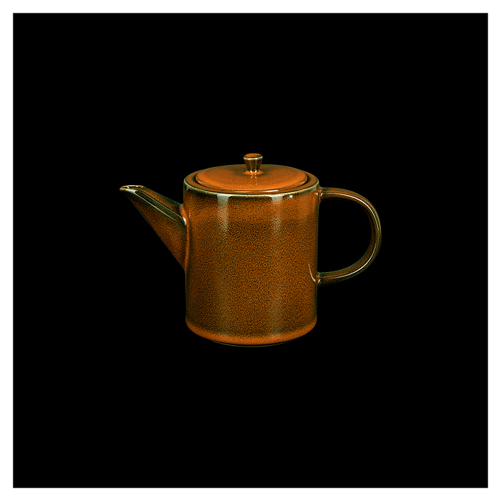 Чайник Corone Cocorita XSY2211 600 мл (фарфор) с крышкой оранжевый