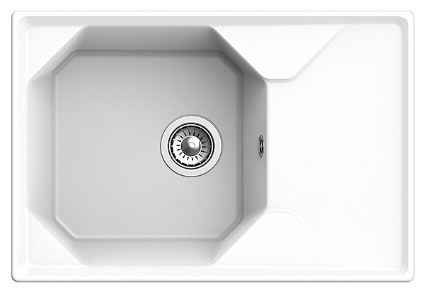 Кухонная мойка GranFest Unique GF-U-740L иней