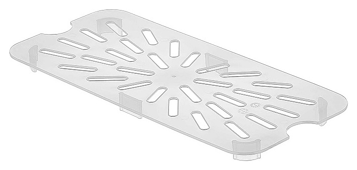 Дренажный поддон для гастроемкости Gastroplast GNPPS-13 GN1/3 (полипропилен) прозрачный
