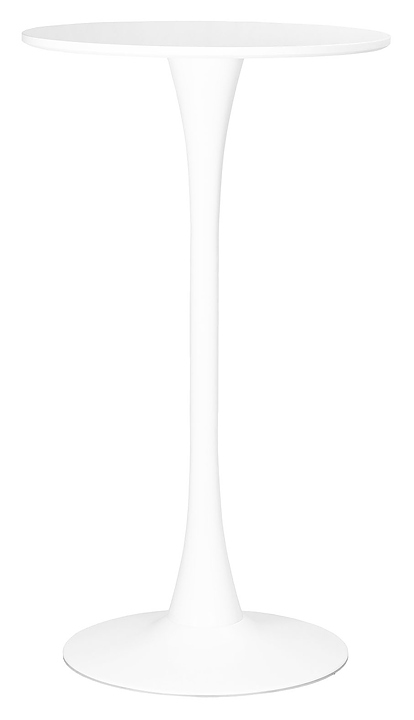 Стол барный DOBRIN 09TD-LMZL MIA BAR белый