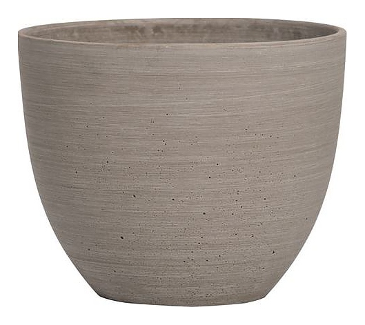 Кашпо Pottery Pots Coral (18х15 см) серое