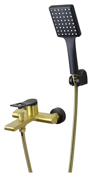 Смеситель для ванны с душем Bronze de Luxe Element EL03GB золото, черный