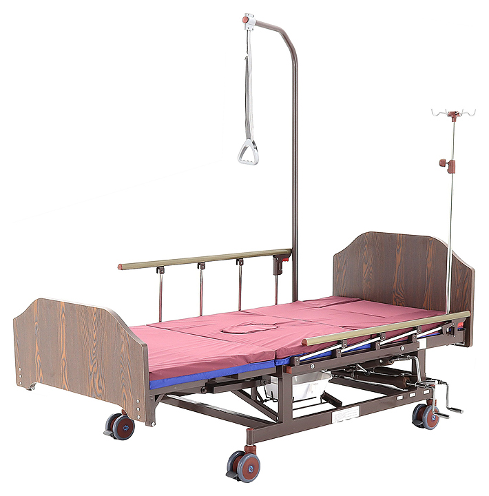 Кровать медицинская механическая Med-Mos Е-45А (ММ-5124Н-10) с РУ