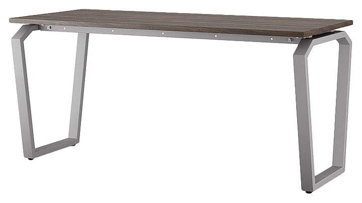 Стол офисный КОБОР TB-160/80 aluminum/charlston