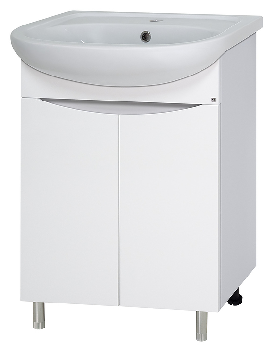 Тумба под раковину Misty Смайл-60 55х80 см, белая