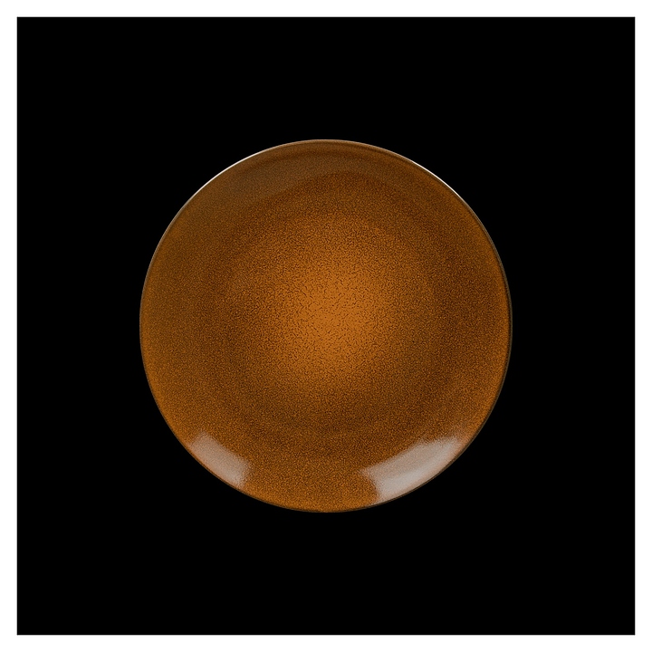 Тарелка мелкая Corone Cocorita XSY2249 d=23 см (фарфор) оранжевая