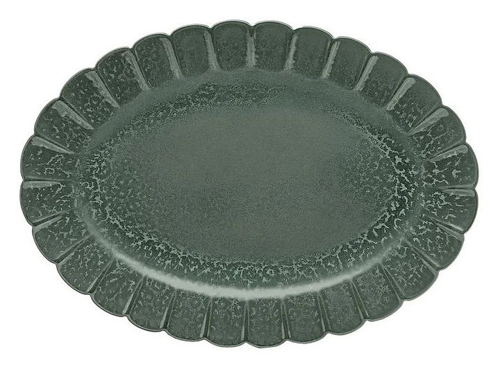 Блюдо овальное Oxford FLORA HORTENCIA 152503 42х20х2.5 см светло-зеленый