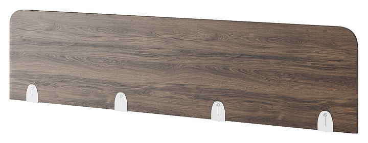 Верхний экран-перегородка КОБОР EV-160 white/charlston (ЛДСП)