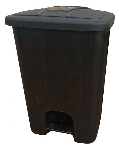 Контейнер для мусора TELKAR 50032 40 л черный