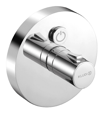 Смеситель для душа встраиваемый термостат KLUDI Push 388020538 хром