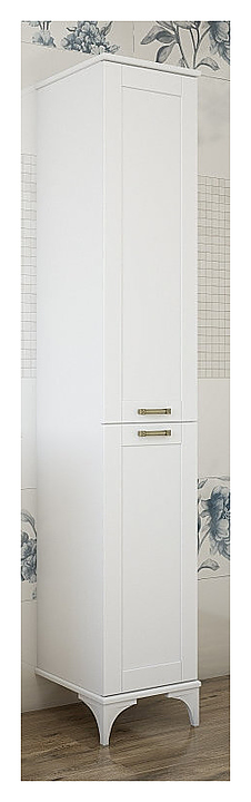 Шкаф-пенал Sanflor Ванесса напольный, левосторонний, белый