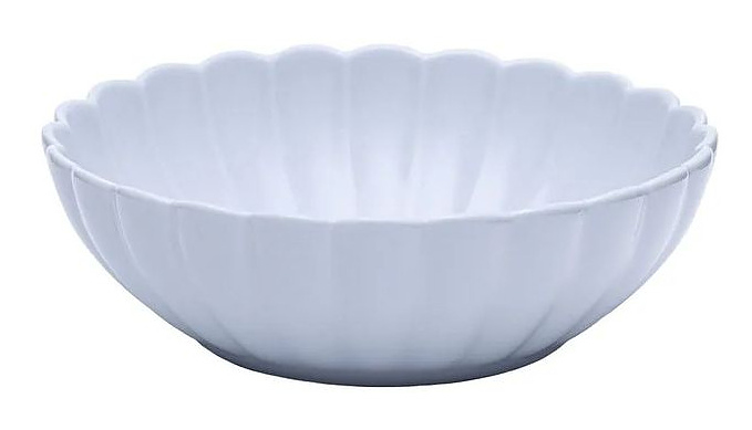 Тарелка суповая Oxford FLORA ASTER 152394 d 22 см белый