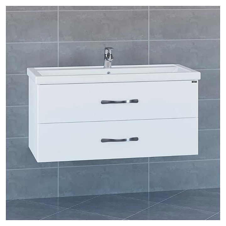 Тумба под раковину СаНта Виктория 100 подвесная