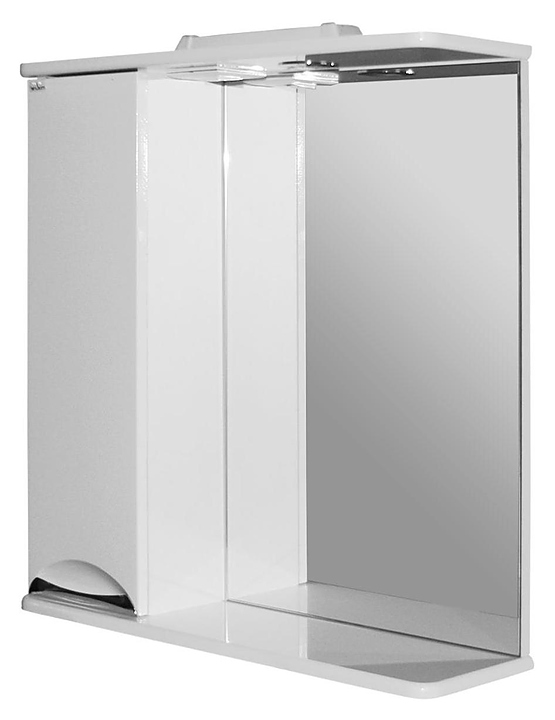 Шкаф зеркальный Mixline Этьен-65 65х72,5 см с подсветкой, левый