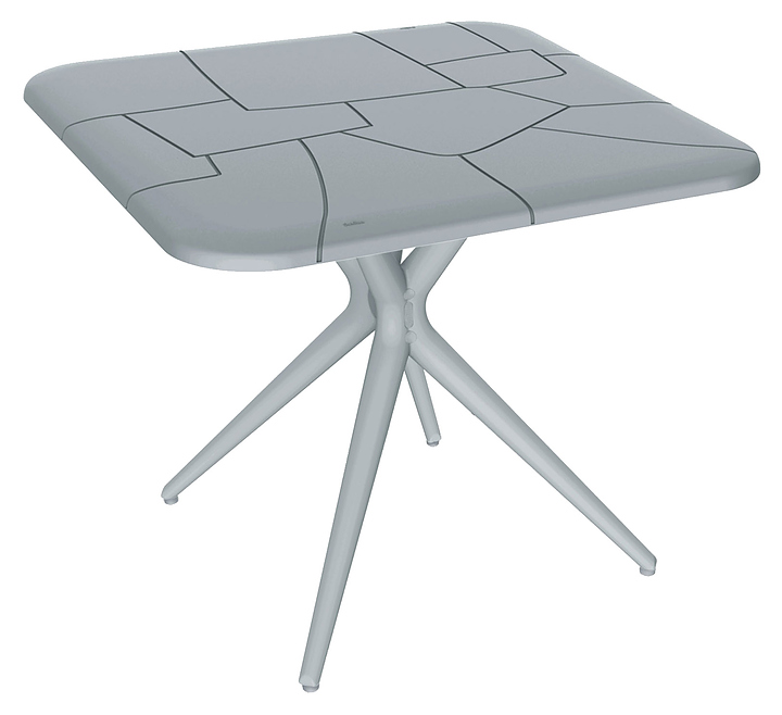 Стол Sheffilton SHT-TU30/TT30 83х83 см серый