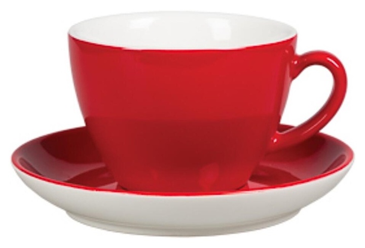 Чайная пара P.L. Proff Cuisine Barista 81223304 300 мл, красная