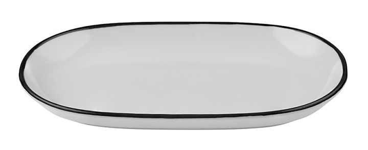 Блюдо овальное ID Fine Modest Black 19001-143033 33 см