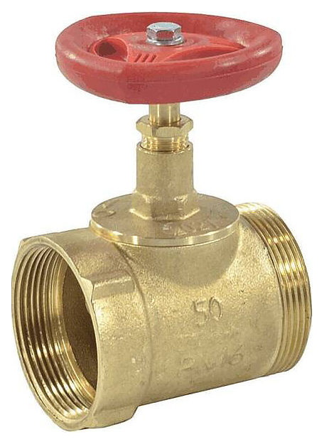 Клапан запорный Апогей 15Б3р-П Ду50 Ру16 м/р 120005 прямой латунь