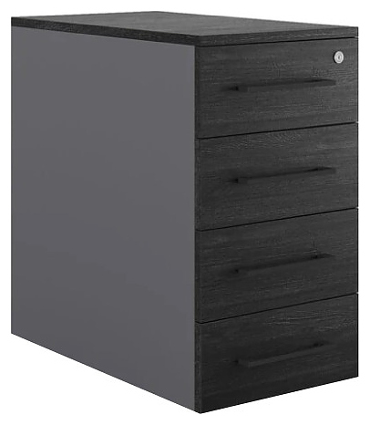 Тумба приставная КОБОР TS4-40/50 graphite/wood