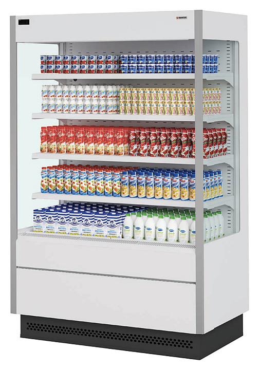 Горка холодильная Brandford VENTO M PLUG-IN белая