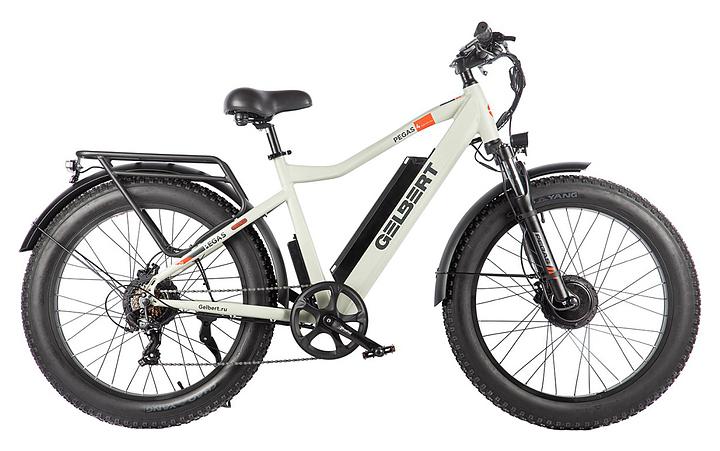 Электровелосипед GELBERT Pegas 4 DUAL PRO MAX бежевый