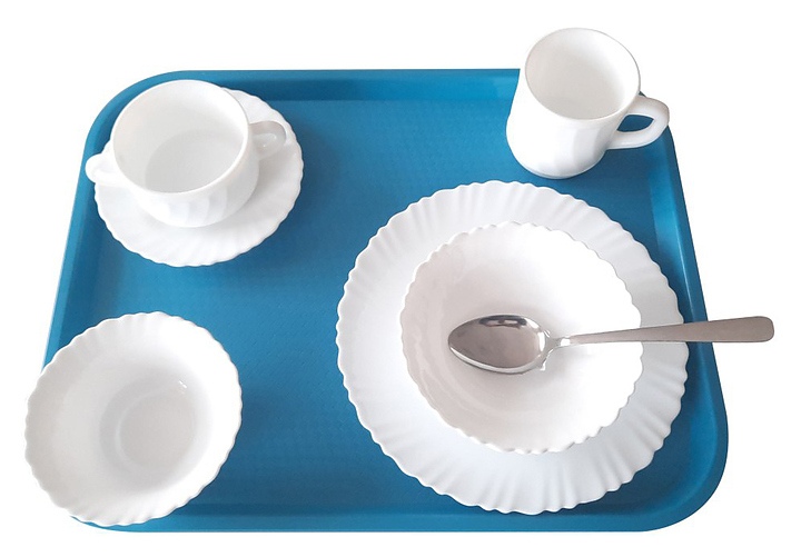 Поднос MVQ G1806 45х35х20 мм лазурный