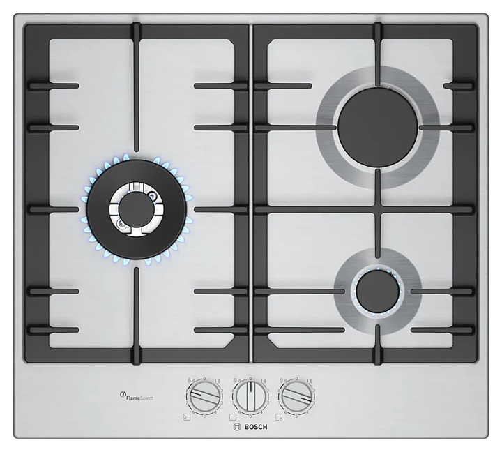 Варочная панель газовая Bosch PCC6A5I90 нерж. сталь