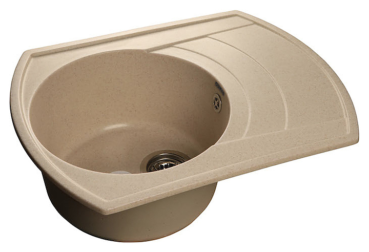 Кухонная мойка GranFest Rondo GF-R650L бежевый