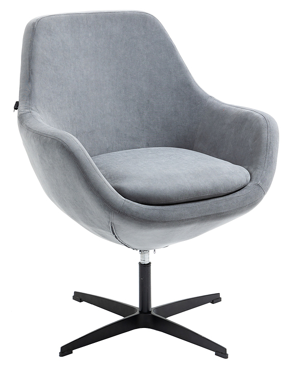 Кресло обеденное Everprof Rocky ткань, серое