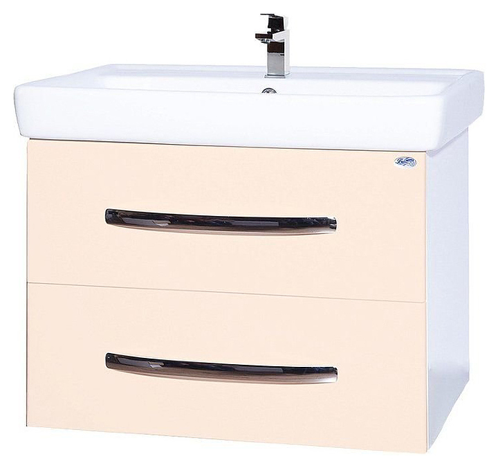 Тумба Bellezza Рокко 70 подвесная, под раковину Santek Тигода 70, бежевая