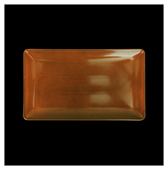 Блюдо прямоугольное Corone Cocorita XSY2143 330х195 мм, оранжевое