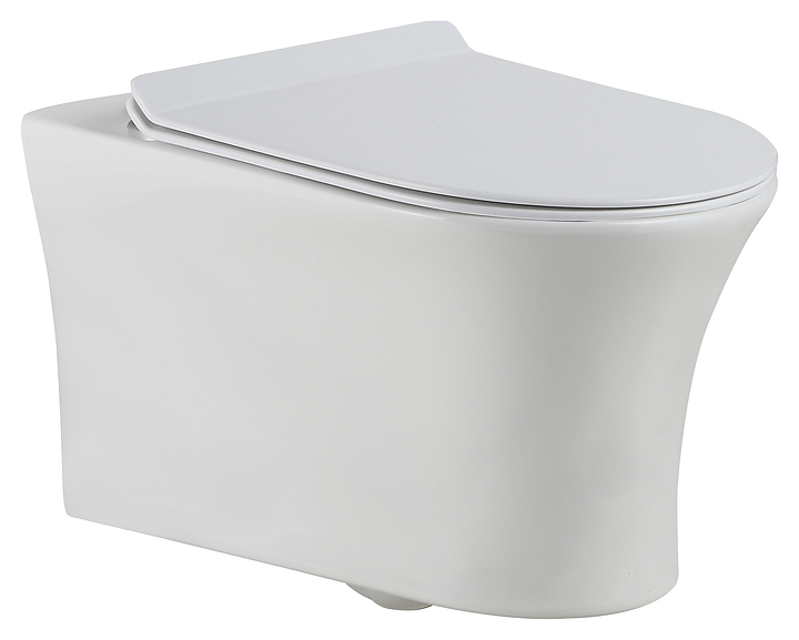 Унитаз подвесной с крышкой-сиденьем Agger AT01100