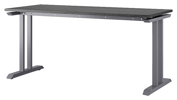 Стол офисный КОБОР T-120/80 graphite/glazed