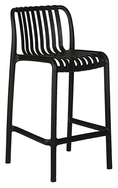 Стул полубарный DOBRIN 777PP-LMZL-1-N CHLOE (черный) 4 шт.