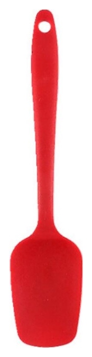 Лопатка кондитерская P.L. Proff Cuisine HRNS-01 / DJENI l=27,5 см с головкой 8,7х5,7 см (силикон) красная