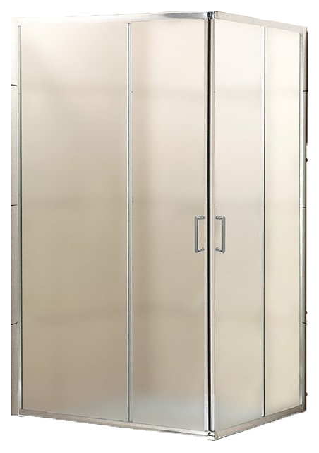 Уголок душевой BelBagno UNO-195-AH-2-120/90-P-Cr 120x90x195 см, рифлёное стекло
