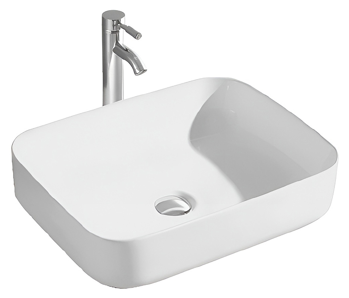 Раковина Aquatek Вега AQ5515-MW 50х39 см, фарфор, белая матовая