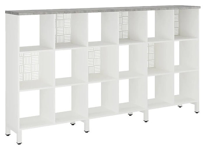 Стеллажная система КОБОР SQ-3Х6 white/chicago