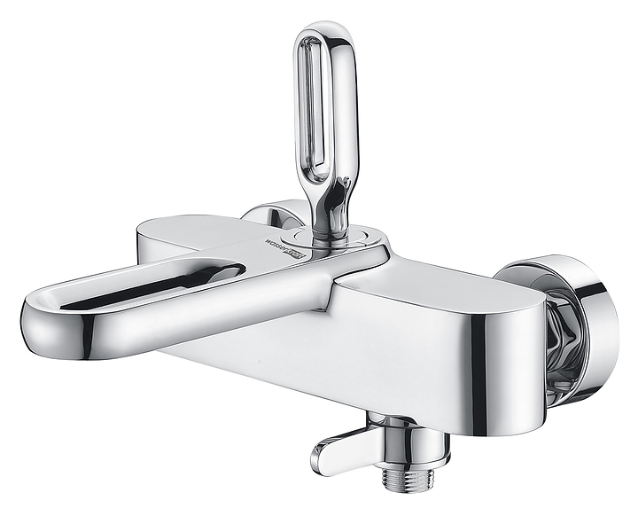 Смеситель для ванны с душем Wasserkraft Kammel 1801 хром