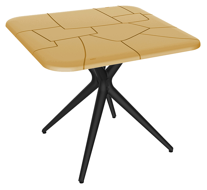 Стол Sheffilton SHT-TU30/TT30 83х83 см черный, бук