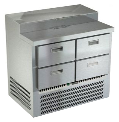 Стол холодильный для пиццы Техно-ТТ СПН/П-126/04-1007