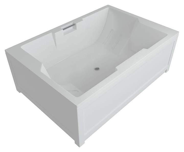 Ванна Aquatek Дорадо DOR190-0000002 190х130 см, с фронтальным экраном, вклеенный каркас, акрил