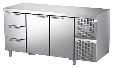 Стол холодильный ATESY Диксон СТХ-2/1670М с ящиками