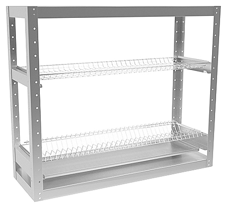 Стеллаж для тарелок ПищТех Эконом СКТСК-11КЭ-2М