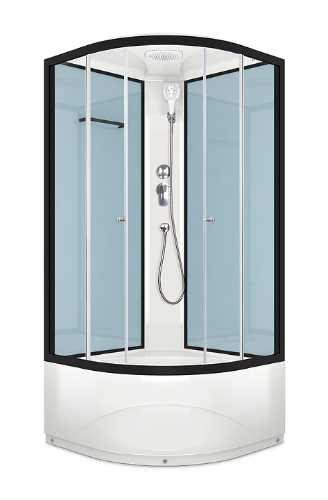 Душевая кабина Domani-Spa Delight 110 high DS01D110HDbCl00 100х100 см