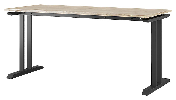 Стол офисный КОБОР T-120/80 black/natural