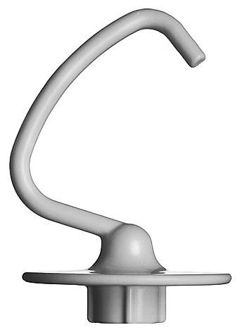 Крюк для миксера KitchenAid 5K452DH 4,8 / 4,7 / 4,3 / 3 л (алюминий с нейлоновым покрытием) белый