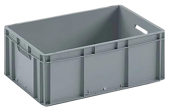 Ящик универсальный ТАРА.РУ ЕС 6422.1 600х400х220 мм серый