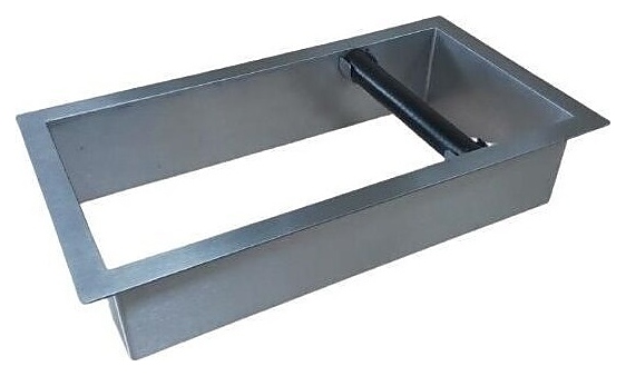 Нок-бокс Rinser 300х150х70 мм врезной, с открытым донышком